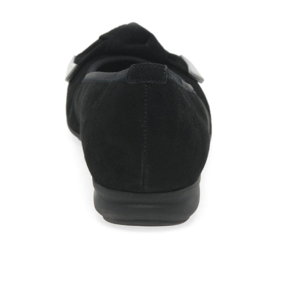 Escarpins Femme Silencieux Gabor | Daim Noir Exclusif